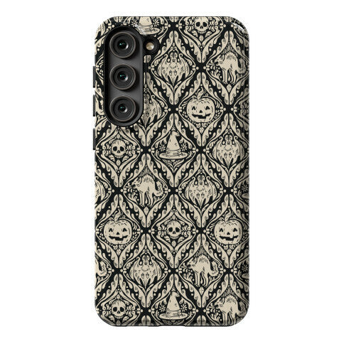 Spooky Vintage Halloween Pattern Phone Case